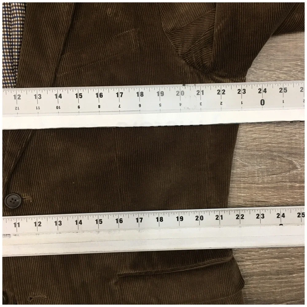 SADDLEBRED Mens Corduroy‎ Blazer Sport Coat Casual Jacket Size 42L Classic Suit
